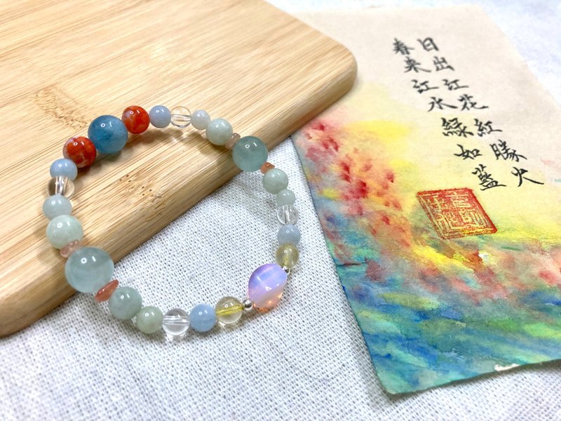 玄明手作/天然石手珠-憶江南 - 手鍊/手環 - 水晶 透明