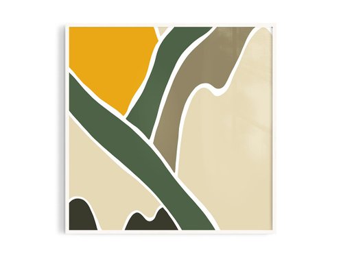 一人＋本是生活家 LILIKE.TW 色彩圖1 1丨插畫/掛畫/海報/臺灣製/原木畫框/A4/尺寸可客製