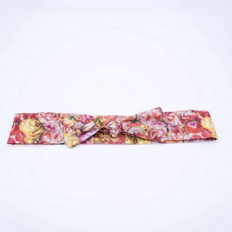 Spring day Versailles straps hair band with a hair band limited hair band - Hair Accessories - Cotton & Hemp Red