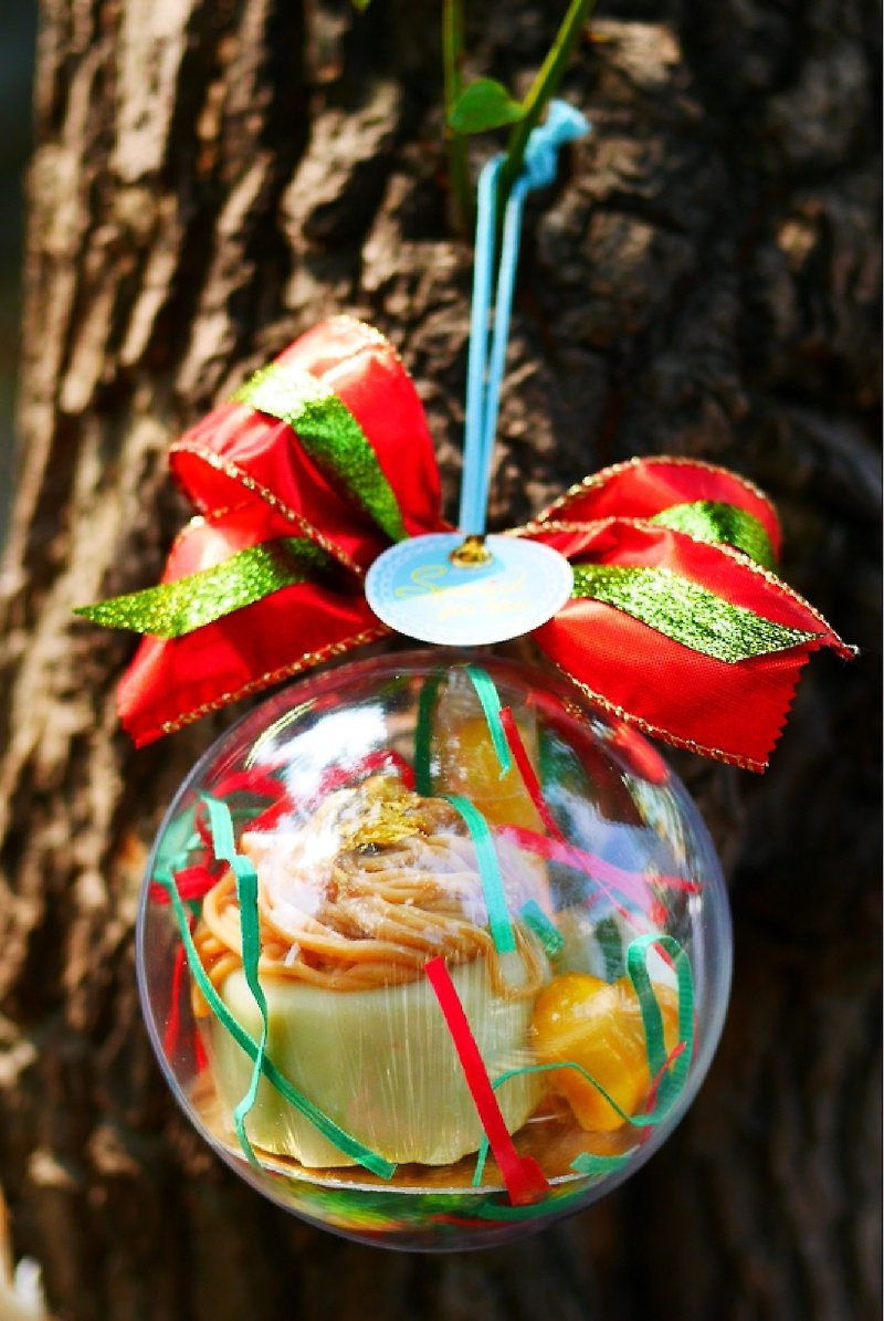 Explosion Head Kids - Handmade Cupcake Soap - Christmas Ball Packaging - ครีมอาบน้ำ - วัสดุอื่นๆ สีแดง