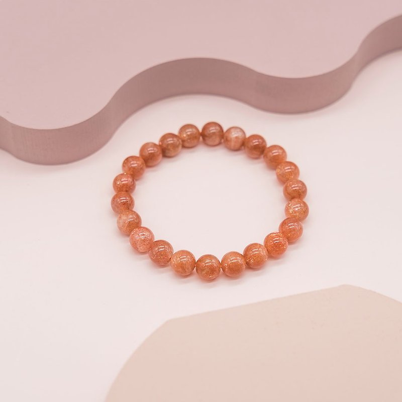 3-day delivery Stone natural crystal bracelet | Attract wealth, attract noble people, ward off evil spirits, and protect villains from evil spirits - Bracelets - Crystal Orange