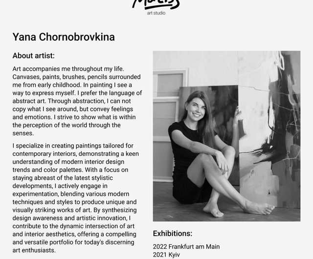 青と金の抽象画 | 抽象画2枚セット | フローセット - ショップ Matis