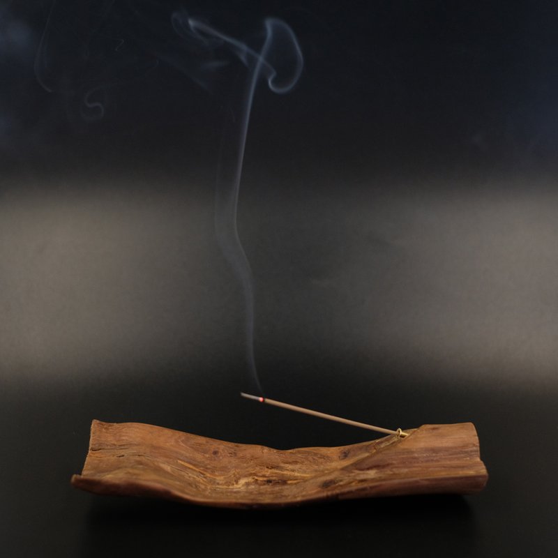 [Indian Laoshan Sandalwood] Natural log shape incense sticks stick incense stick incense burner incense stick - น้ำหอม - ไม้ 