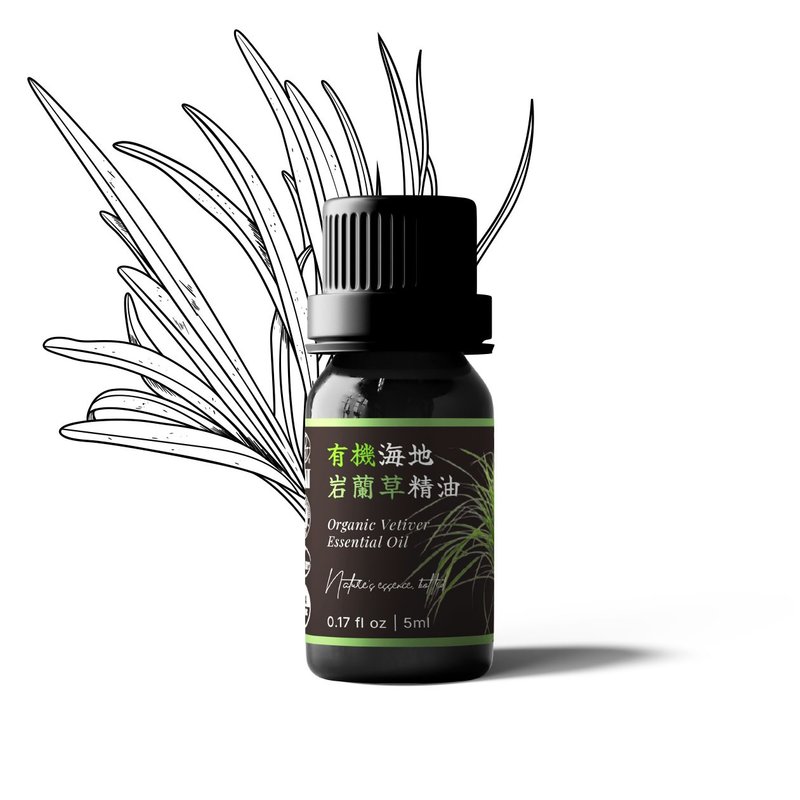 【卡佛香】有機海地岩蘭草精油 - 香氛/精油/擴香 - 玻璃 黑色