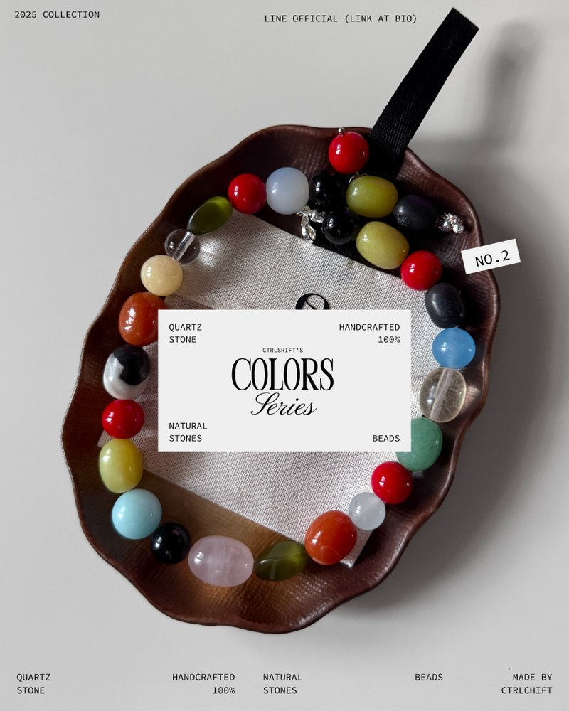 Ctrlshift - Colors necklace (Candy no.2) - 項鍊 - 石頭 
