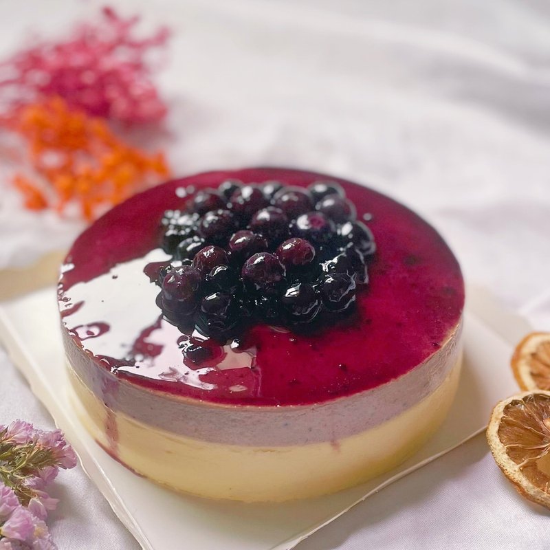 Xueershi shareus-blueberry yogurt cheesecake heavy cheese - Cake & Desserts - Fresh Ingredients Purple