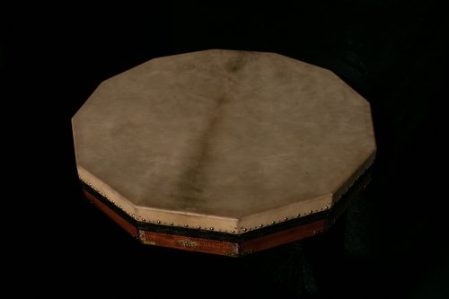 Ultreya Drums 巨型十二角薩滿鼓 鹿皮握把 框鼓 古典樂器 手工製作 音樂療愈