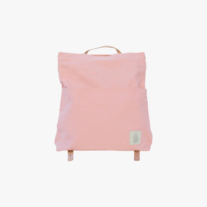 Traveller Basic Backpack: Pink Lemonade - กระเป๋าถือ - ผ้าฝ้าย/ผ้าลินิน 