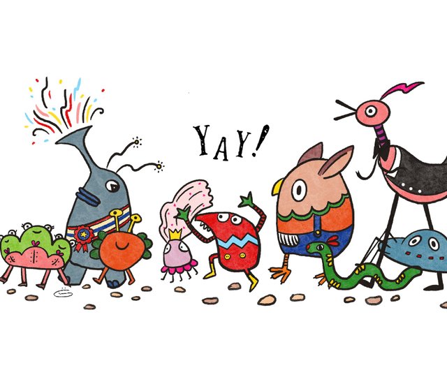 お祝いポストカードサイズ 5x7 インチ - ショップ geeshop はがき