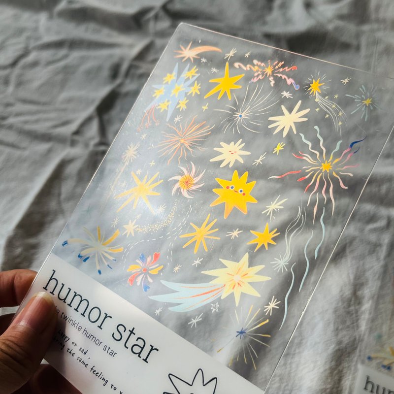 幽默之星透卡 到處都可以看星星 - 卡片/明信片 - 塑膠 