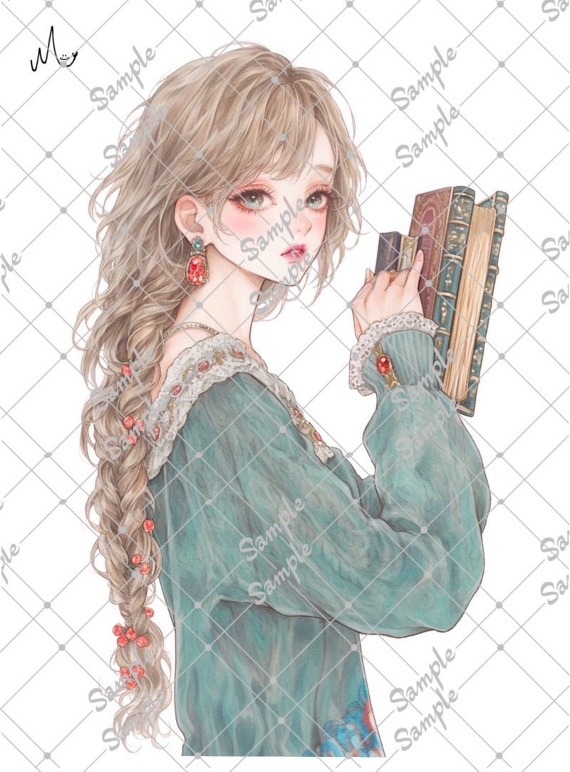 オリジナル人物ステッカー11月新作 - 貼紙 - 紙 