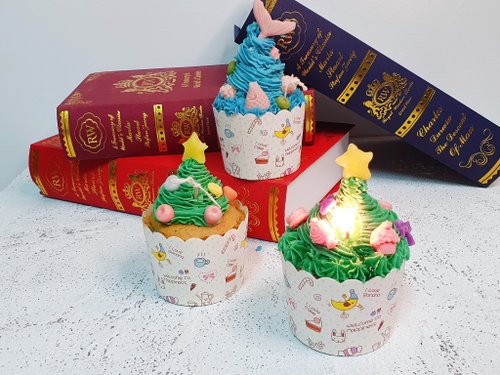 Candle Castle 燭堡 【雲朵舒芙蕾 杯子擠花蛋糕】蠟燭材料包 擠花 甜點蠟燭 聖誕節