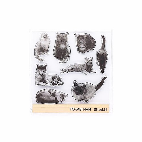 TO-MEI HAN 猫vol.1 -超再現クリアスタンプ- - ショップ stamp be