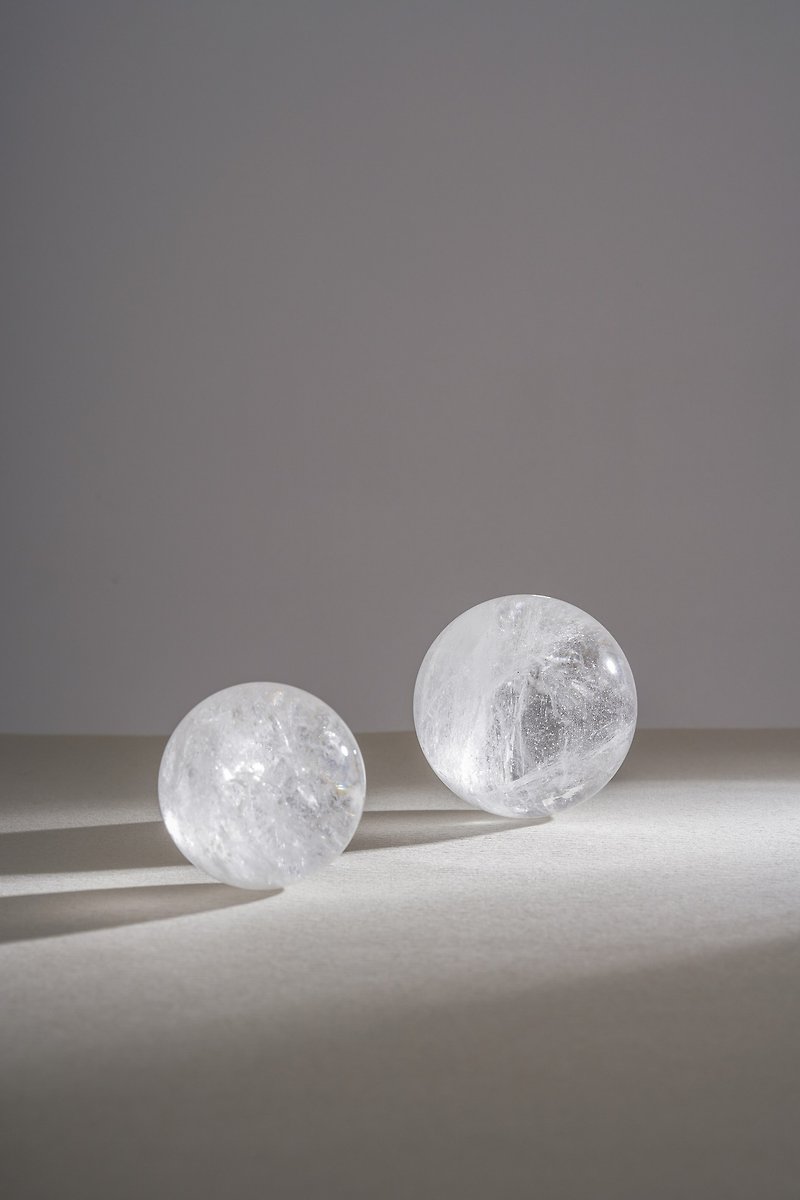 華光-藏晶閣 |白水晶球| 王者水晶、官運石 |不指定隨機出 - 裝飾/擺設  - 水晶 