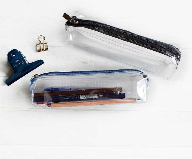 Handmade / Transparent small pen case - Shop sunny-stationery Pencil Cases  - Pinkoi