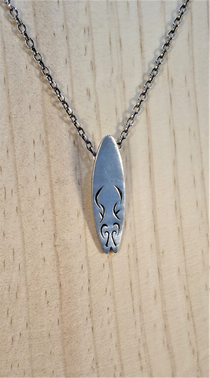 【JE Hand Made】手作925純銀項鍊 衝浪板 - 項鍊 - 純銀 銀色