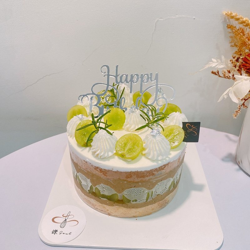 白葡萄伯爵慕斯琳蛋糕 公版 鑠甜點 生日蛋糕 蛋糕 甜點 生日 - 蛋糕/甜點 - 其他材質 