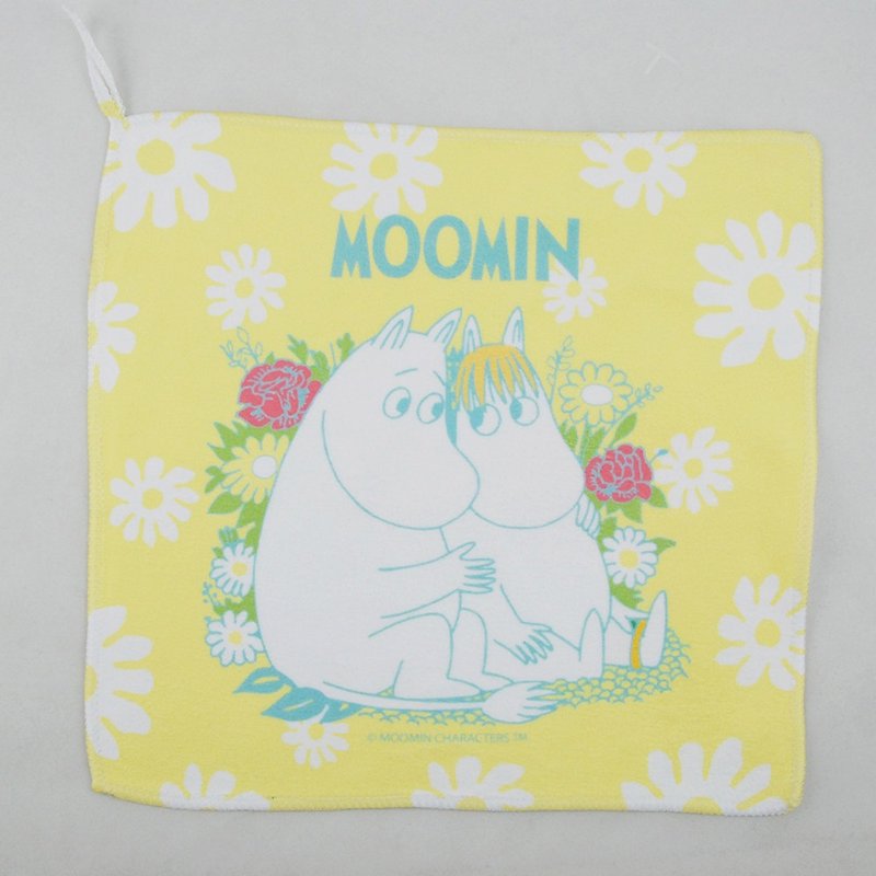 Moomin授權 - 擦手巾【羅曼史】 - 毛巾/浴巾 - 棉．麻 黃色
