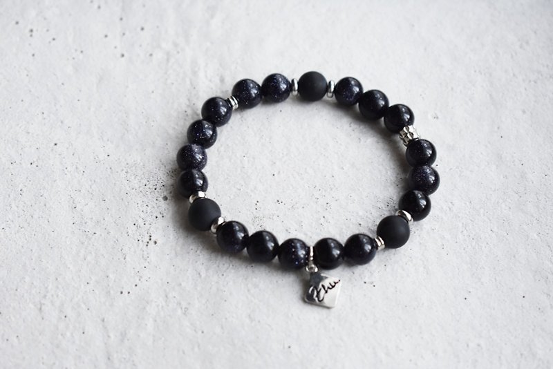 ZHU. handmade bracelet | deep you (Christmas gift / couple / natural stone / male bracelet) - Bracelets - Other Metals 