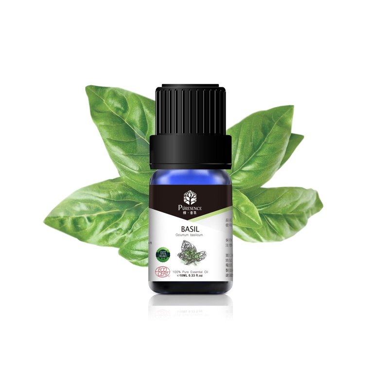 樸香氛PÜRESENCE有機羅勒精油(Basil)10ml - 香氛/精油/擴香 - 精油 綠色