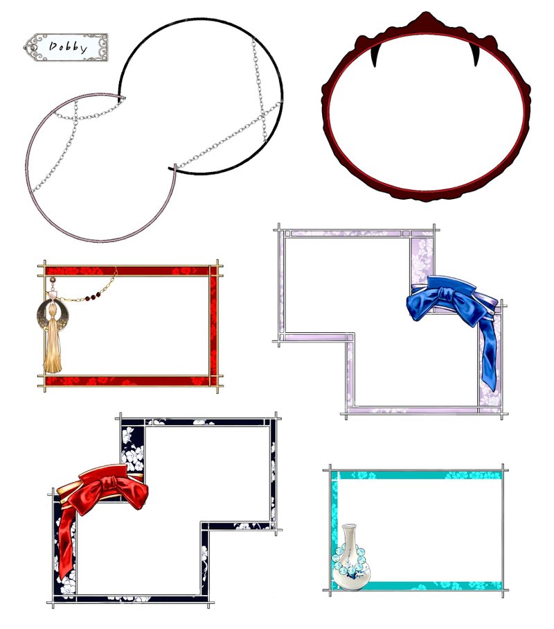 (Dobby,Soma,Yuju) Style_Frame Stickers Set (3type) - 貼紙 - 紙 