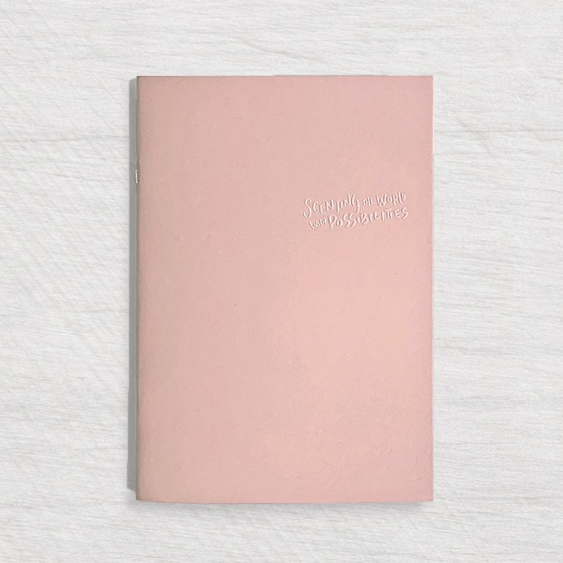 【Scented Notebook】A5-Blue Agava&Cacao Scent - สมุดบันทึก/สมุดปฏิทิน - กระดาษ สึชมพู