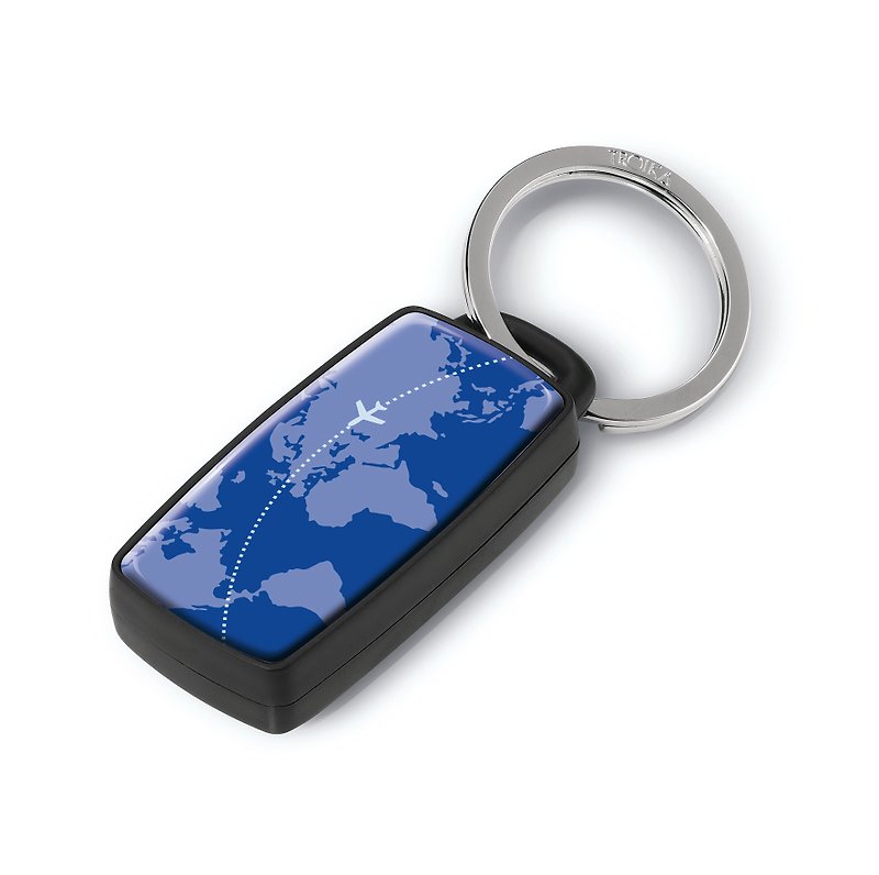 【情人節禮物】【客製化禮物】鑰匙偵測器(飛機) - 鑰匙圈/鑰匙包 - 塑膠 藍色