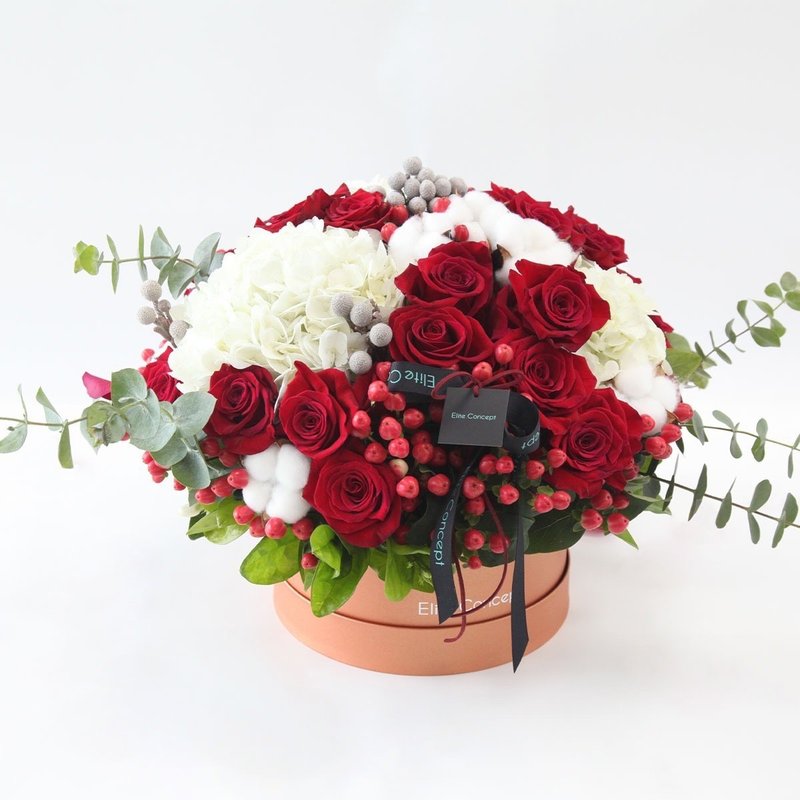 Warm and sincere Valentine's Day potted flowers - ตกแต่งต้นไม้ - พืช/ดอกไม้ สีแดง