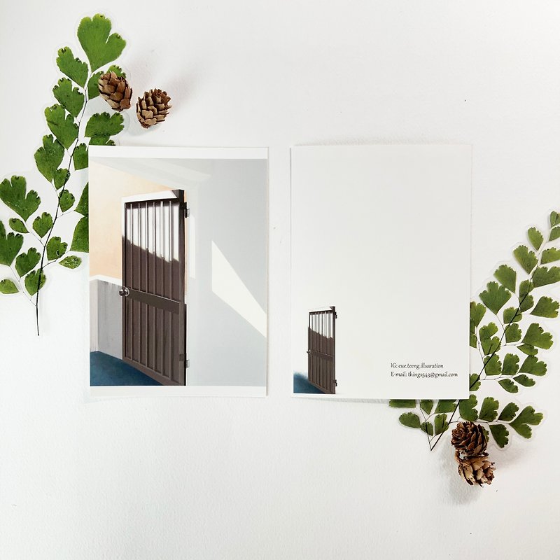 Illustration Card - Setsuna Moment - Cards & Postcards - Paper White