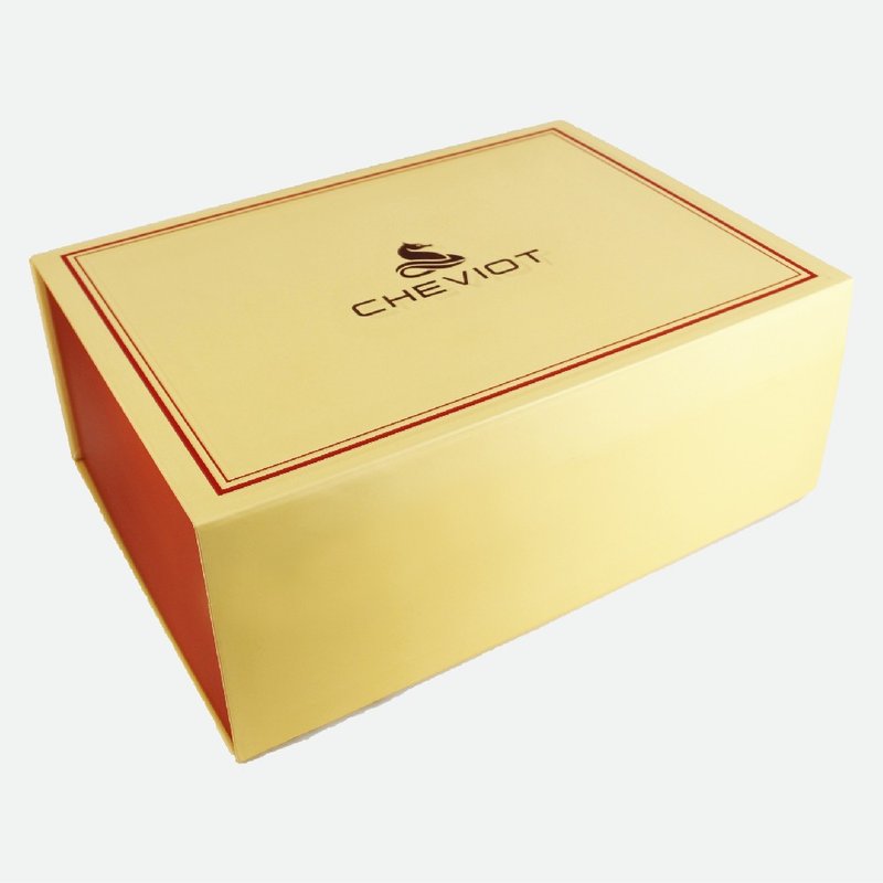 【CHEVIOT 雪菲歐】品牌包裝禮盒(不含內容物) - 禮物盒/包裝盒 - 紙 金色