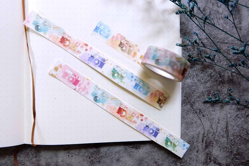 RF camera  washitape craft paper - Washi Tape - Paper Multicolor