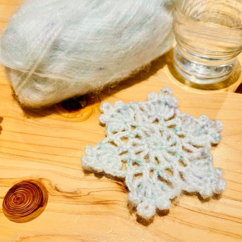 Snowflake Crochet Coaster - ที่รองแก้ว - วัสดุอื่นๆ 