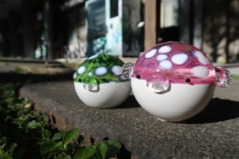 圓滾滾河豚(FUGU) | 玻璃熾造 工坊手作 - 擺飾/家飾品 - 玻璃 多色