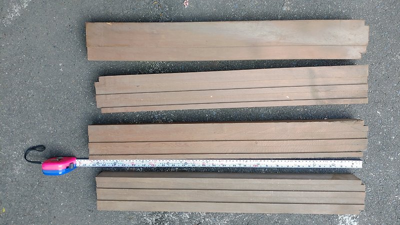 4 pieces of Taiwanese cypress window sliding door creation materials can only be sent to the post office - Wood, Bamboo & Paper - Wood 