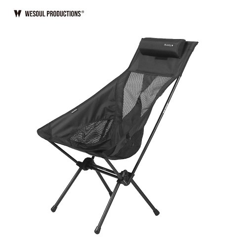 WSP Camping HIGHBACK COVER 8023 - BLACK 戰術椅-黑