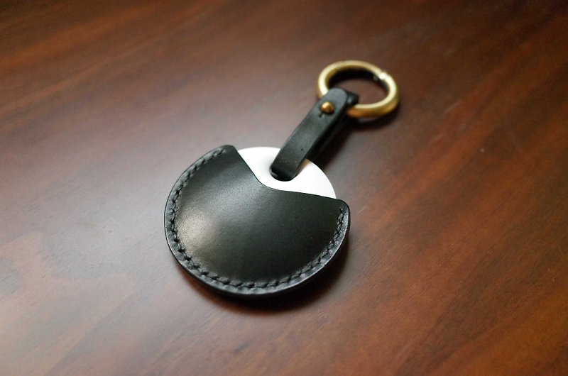 GOGORO機車鑰匙皮套－標準款－黑色 - 鑰匙圈/鑰匙包 - 真皮 黑色