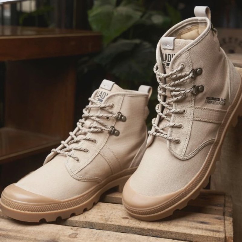 【經典軍靴】PALLADIUM PALLABROUSSE 潮流男款帆布軍靴08838 - 男休閒鞋 - 其他材質 多色