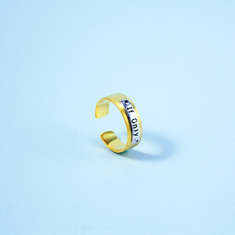 Bibi Fun carefully selected range - If Only Silver Ring / open ring around (shipped free by mail) - แหวนทั่วไป - โลหะ 