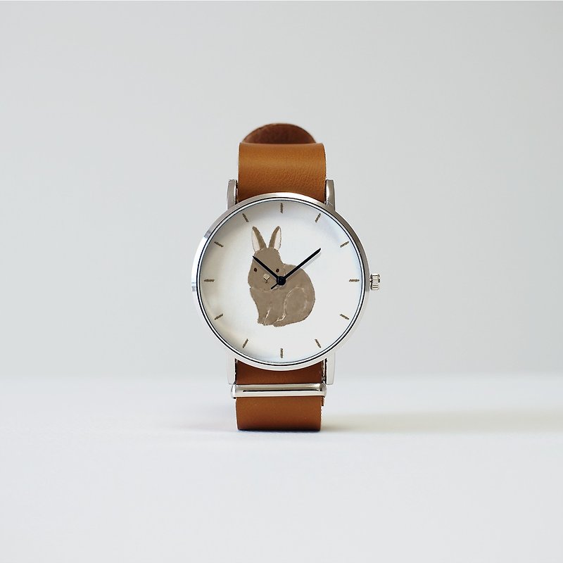 うさぎの腕時計 - 女錶 - 其他金屬 咖啡色