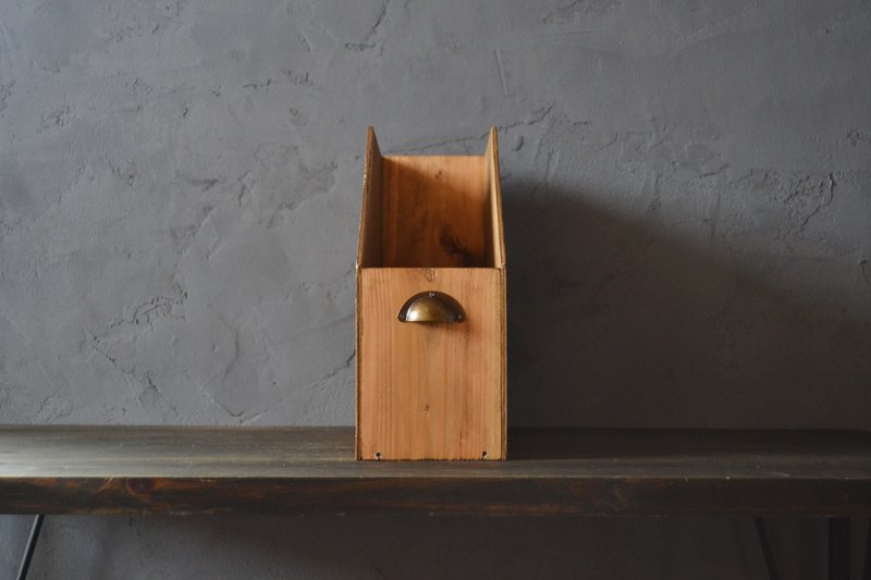 0310mito 国産ひのきのブックスタンド　ブックボックス　本棚 - 書架/書擋 - 木頭 咖啡色