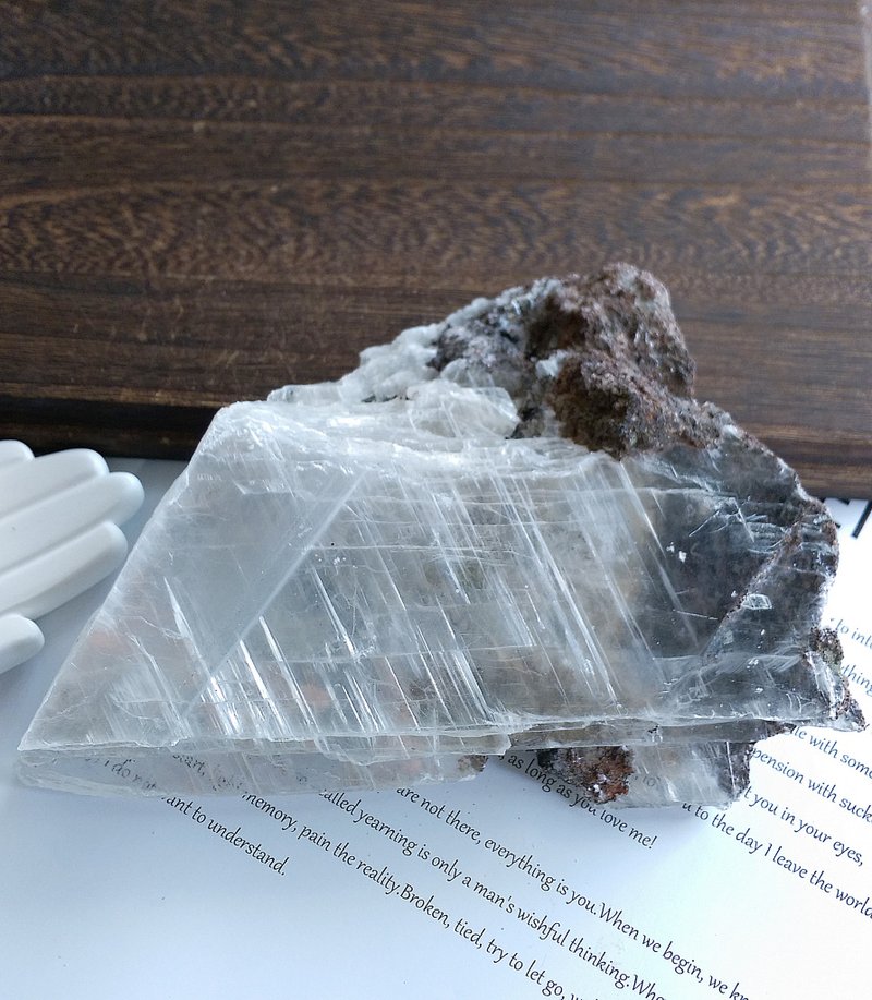 Selenite 贊比亞產地 透石膏 天然礦石 原礦 - 擺飾/家飾品 - 其他材質 