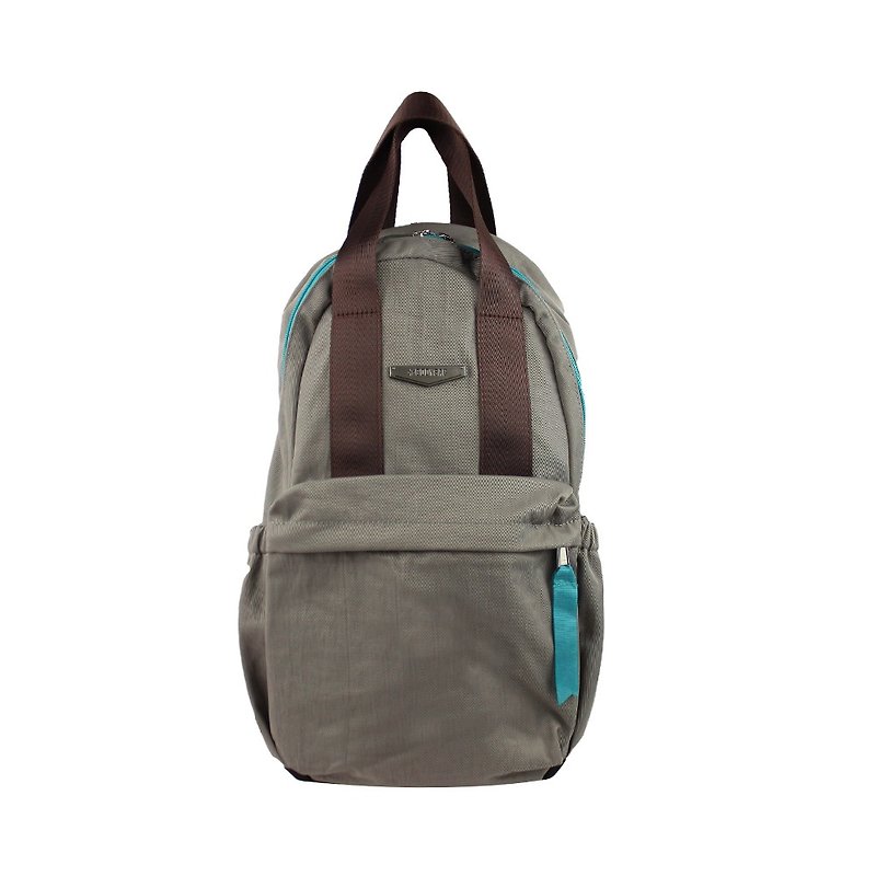 Gray lightweight backpack BODYSAC b652 - กระเป๋าเป้สะพายหลัง - เส้นใยสังเคราะห์ สีเทา