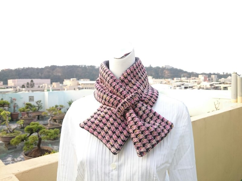 Adjustable short scarf. Scarf warm double-sided color adults. Children are applicable*SK* - ผ้าพันคอ - ขนแกะ 