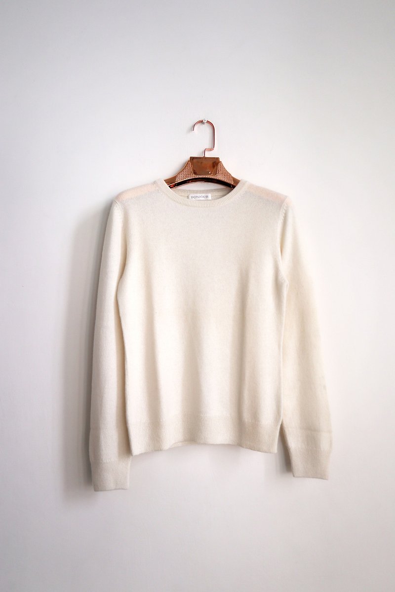 Pumpkin Vintage. Vintage Cashmere cashmere sweater - Women's Sweaters - Wool White
