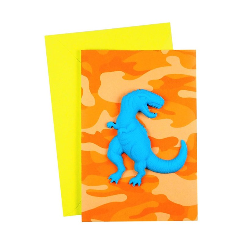 誕生日はティラノサウルスのようなものです[ホールマーク-シグネチャークラシックハンドメイドカードの誕生日の願い] - カード・はがき - 紙 多色