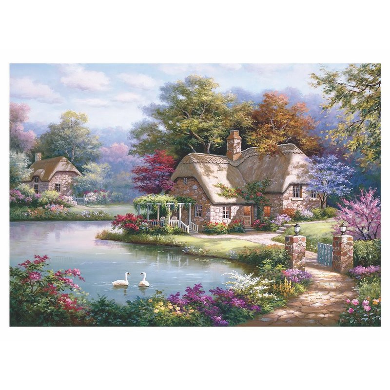 The Swan Cottage/Puzzle - เกมปริศนา - กระดาษ 