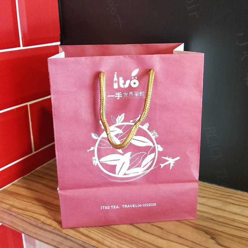 Additional purchase of paper bags in one hand - Handbags & Totes - Paper White