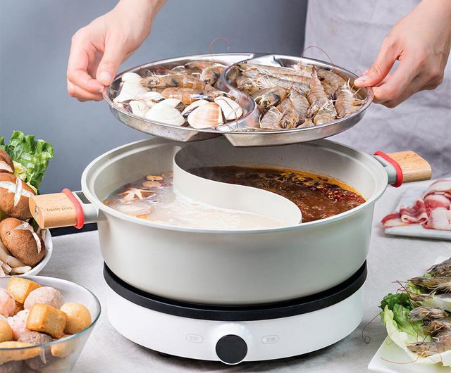 Large Capacity Mandarin Duck Pot Hotpot Non-stick Pots For Cooking