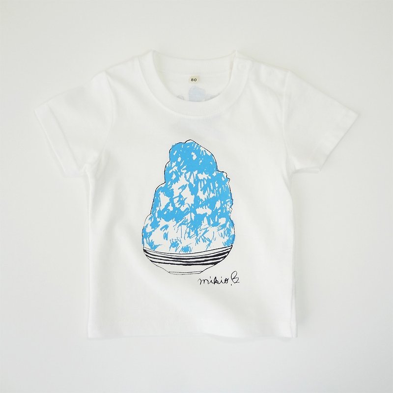 かき氷 刨冰 ベビー tシャツ BlueHawaii 80 90 - トップス・Tシャツ - コットン・麻 ブルー