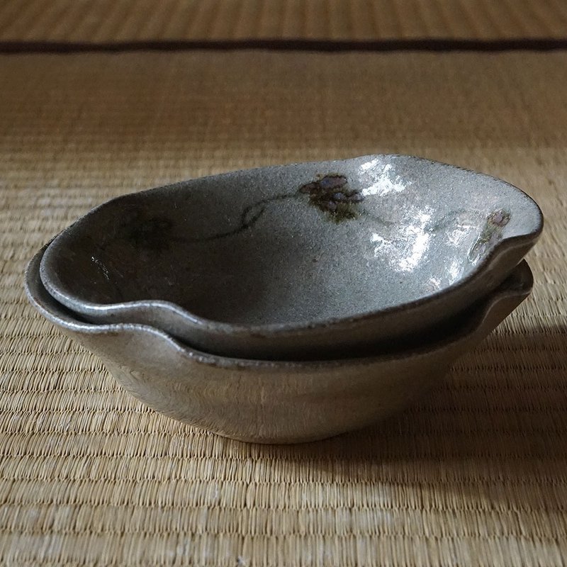 繪唐津輪花缽 - 碗 - 陶 